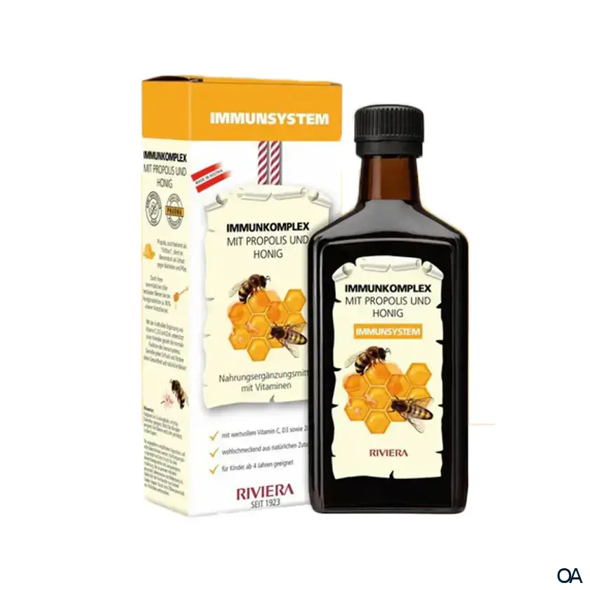 Riviera Immunkomplex mit Propolis und Honig Tonikum