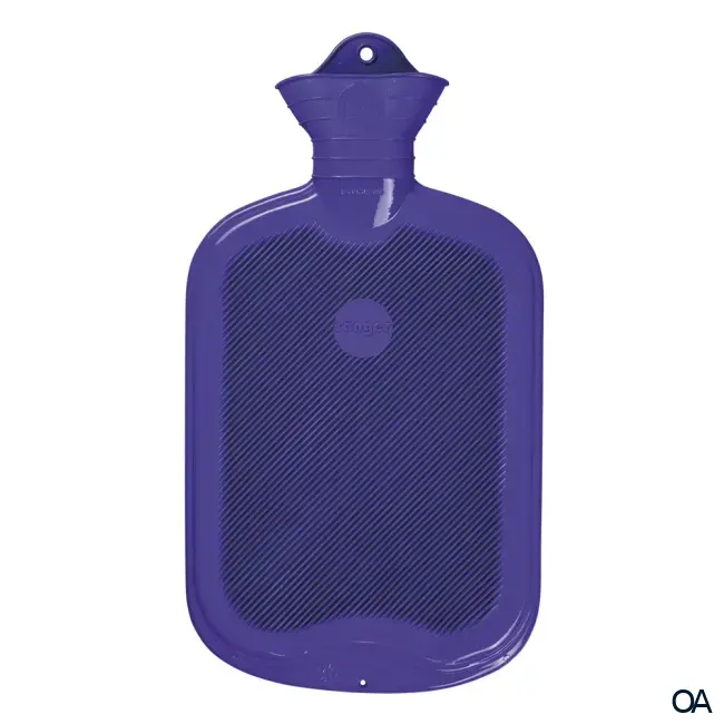 Sänger Wärmflasche beidseitig mit Lamelle flieder - 2,0L