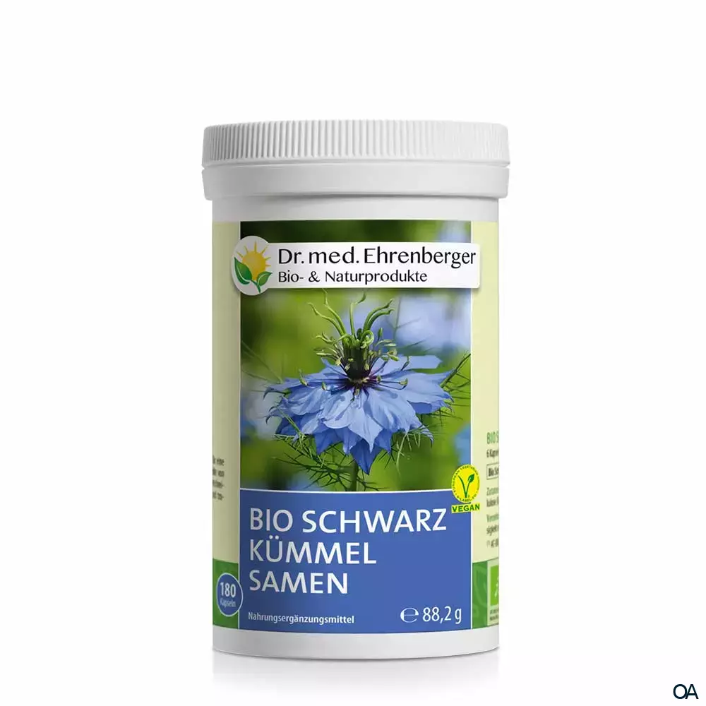 Dr. Ehrenberger Bio Schwarzkümmelsamen Kapseln Dr. Ehrenberger Bio Schwarzkümmelsamen Kapseln