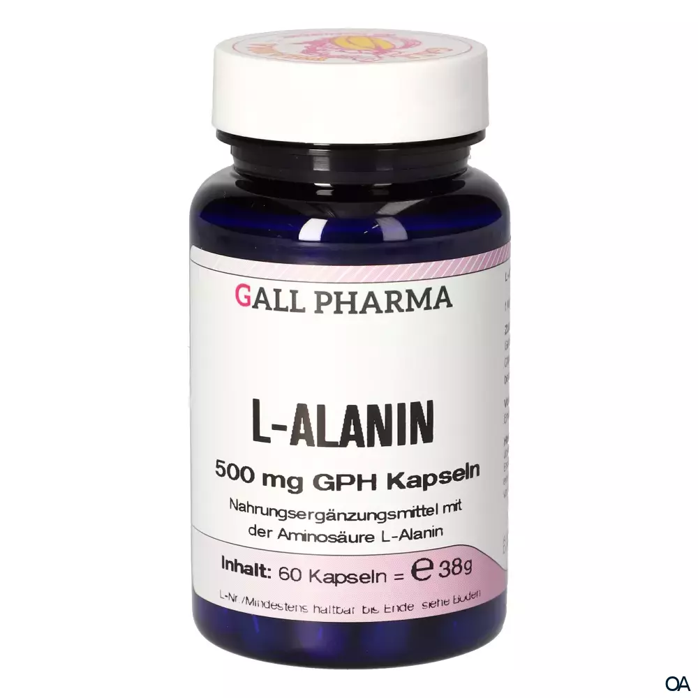 Gall Pharma L-Alanin 500 mg Kapseln Gall Pharma L-Alanin 500 mg Kapseln