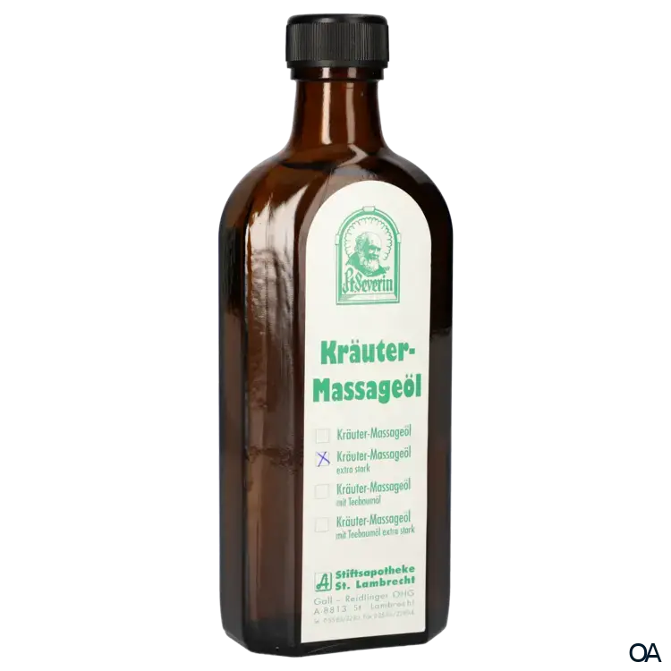 Pater Severin Kräutermassageöl Extrastark Pater Severin Kräutermassageöl Extrastark