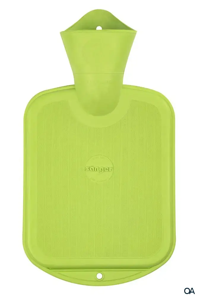Sänger Kinder Wärmflasche Naturlatex FSC grün - 0,8L