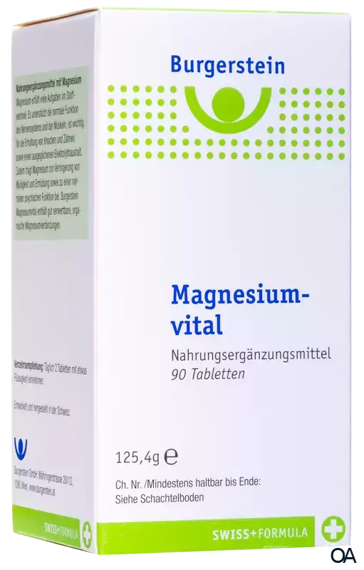 Burgerstein MagnesiumVital Tabletten Burgerstein MagnesiumVital Tabletten