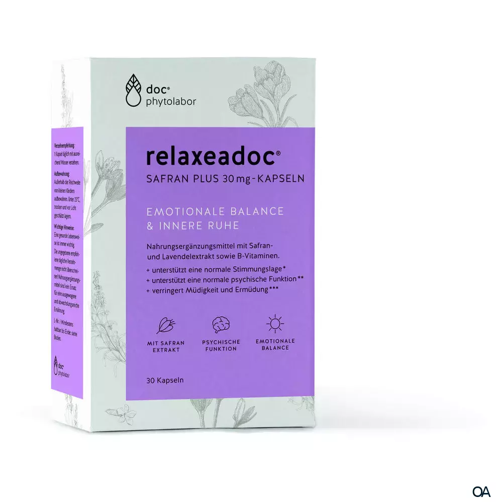 doc nature’s Lavendel-Safran Anti-Stress Kapseln doc nature’s Lavendel-Safran Anti-Stress Kapseln