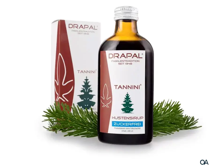 DRAPAL® Tannini Hustensirup Flasche - Zuckerfrei DRAPAL® Tannini Hustensirup Flasche - Zuckerfrei