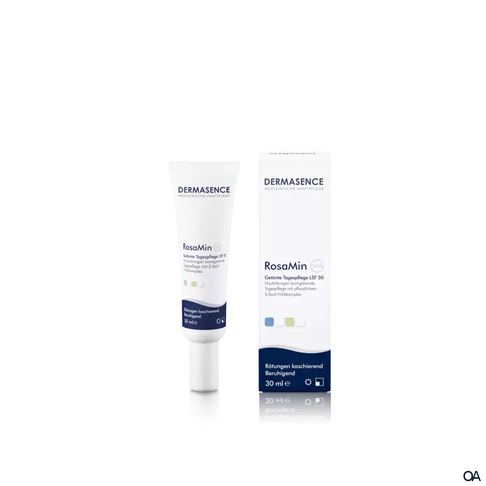 Dermasence RosaMin Getönte Tagespflege LSF 50