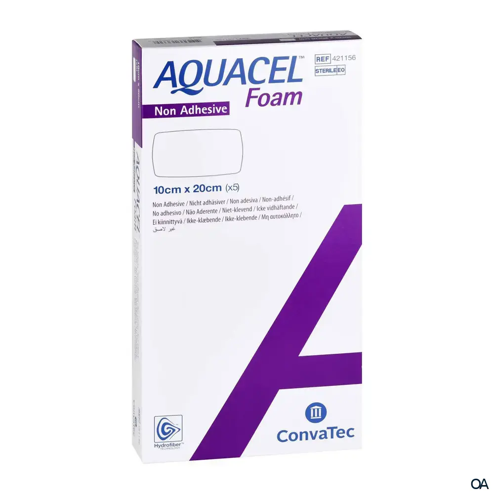 ConvaTec Aquacel® Foam nicht adhäsiv steriler Schaumverband 10 x 20 cm