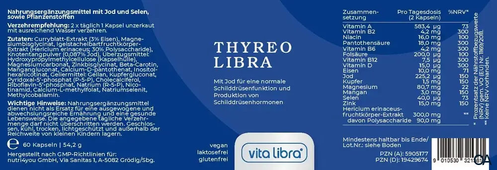 vita libra Thyreo Libra Kapseln