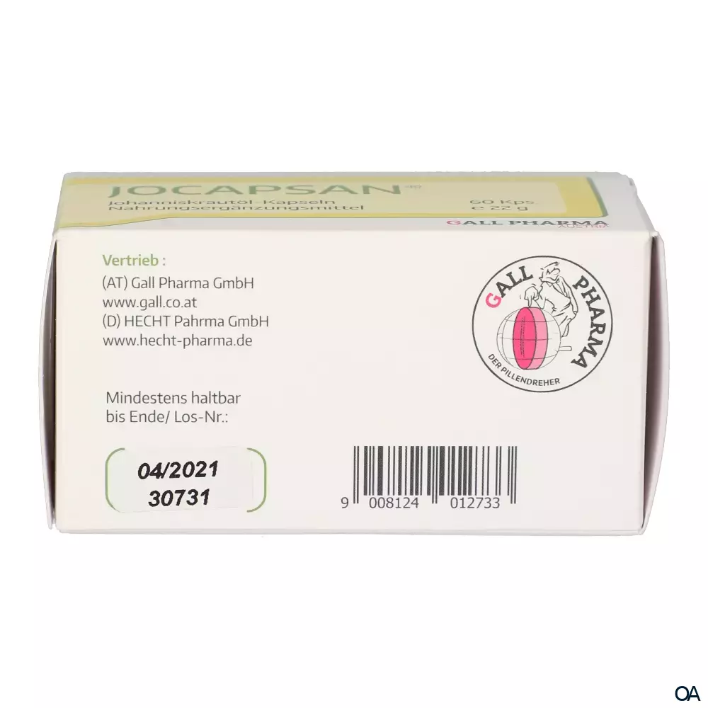 Gall Pharma Jocapsan® Johanniskrautöl Kapseln Gall Pharma Jocapsan® Johanniskrautöl Kapseln