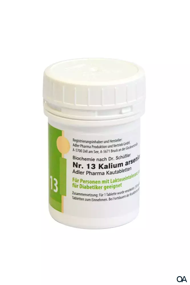 Schüßler Nr. 13 Kalium arsenicosum D12 LI Schüßler Nr. 13 Kalium arsenicosum D12 LI