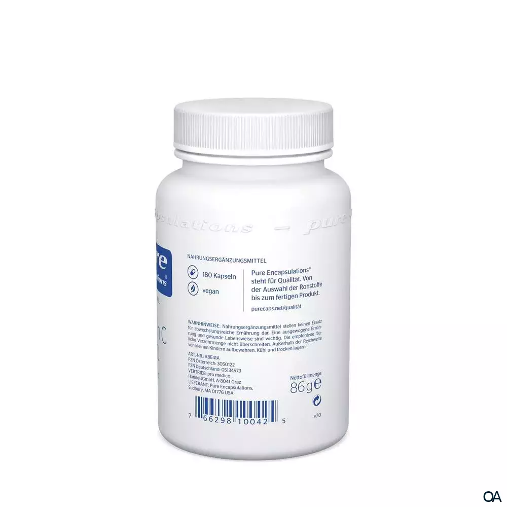 pure encapsulations® Vitamin C 400 gepuffert Kapseln