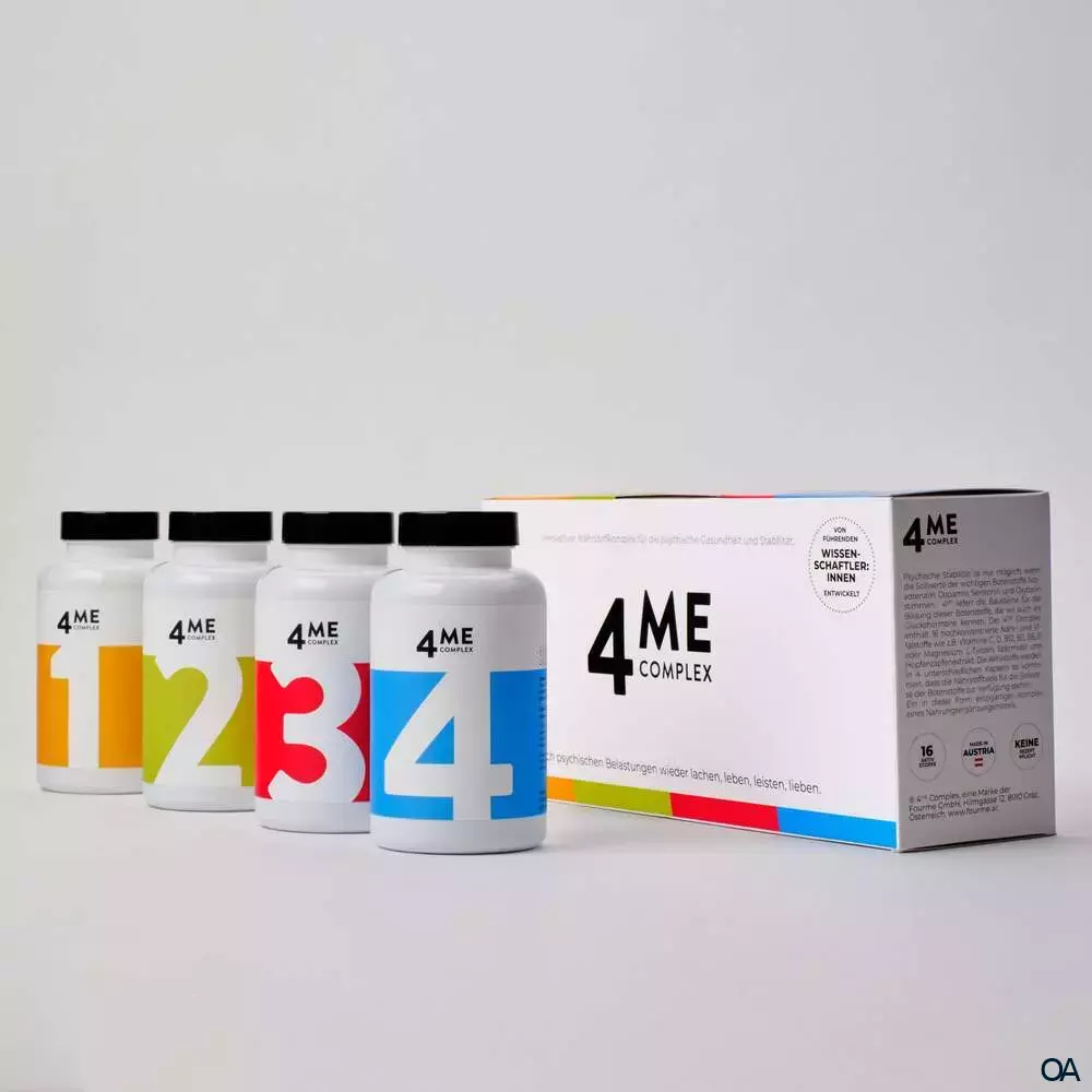 4ME Nährstoffkomplex - 7 Wochen Kur, 4 x 98 Kapseln