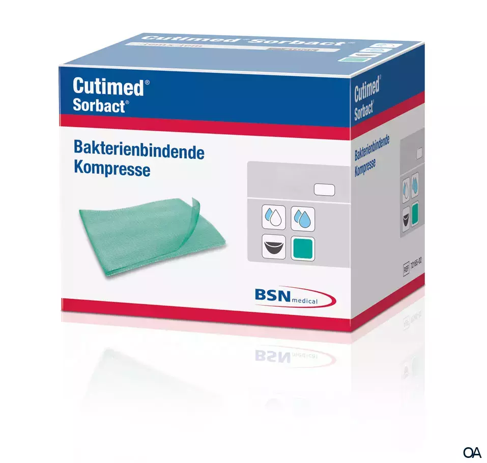 Cutimed® Sorbact® Kompresse 4 x 6 cm