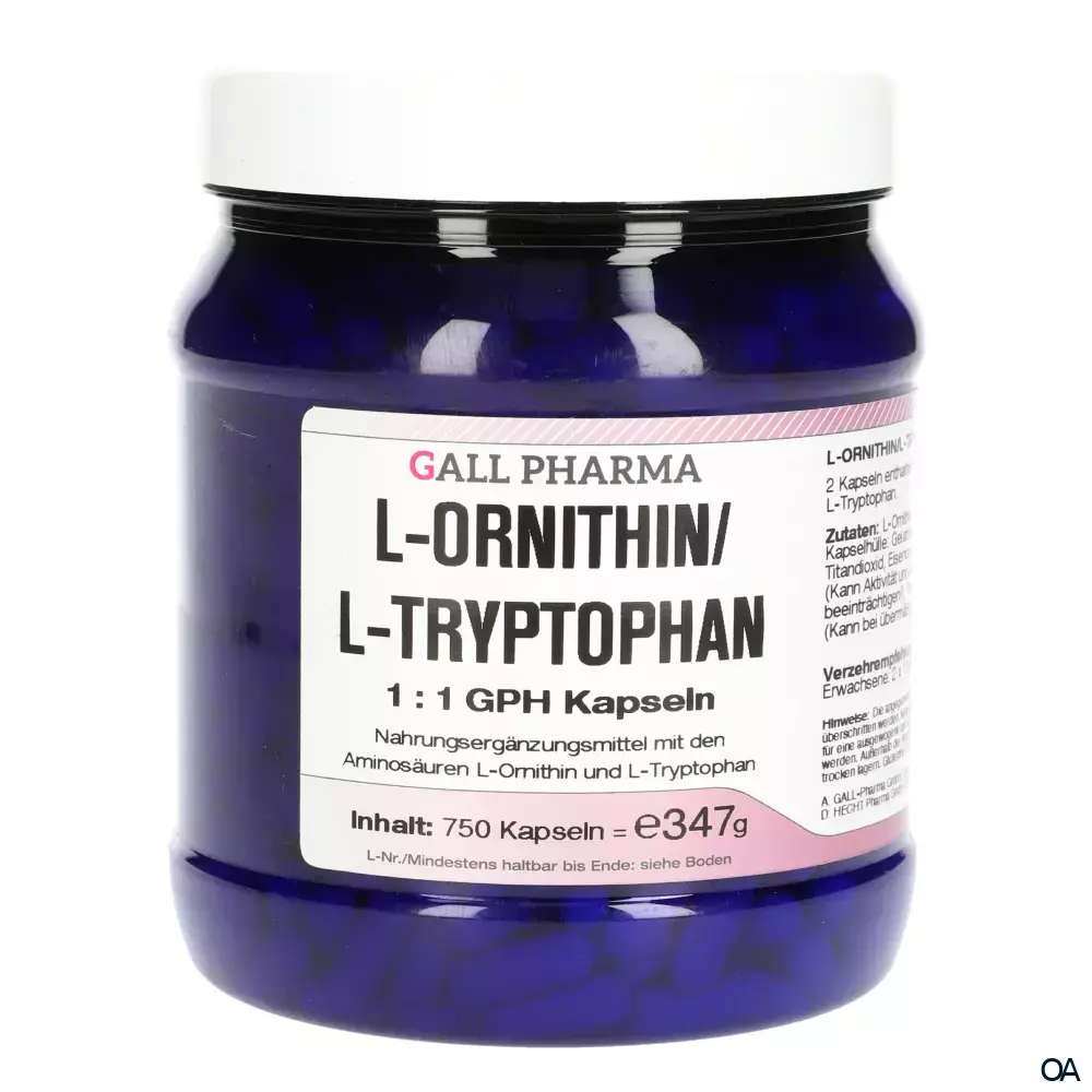 Gall Pharma L-Ornithin/L-Tryptophan 1:1 Kapseln