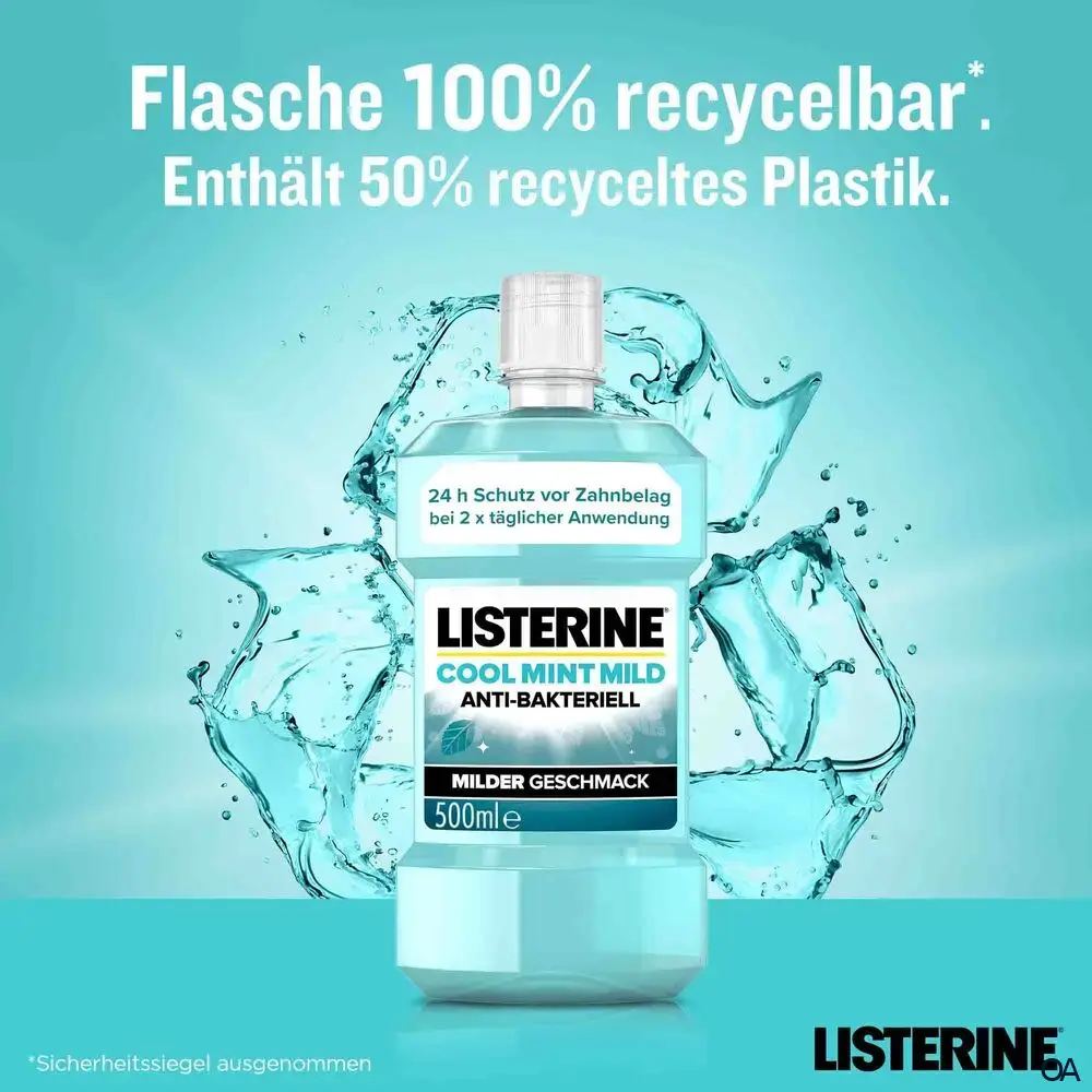 Listerine Cool Mint Milder Geschmack Mundspüllösung