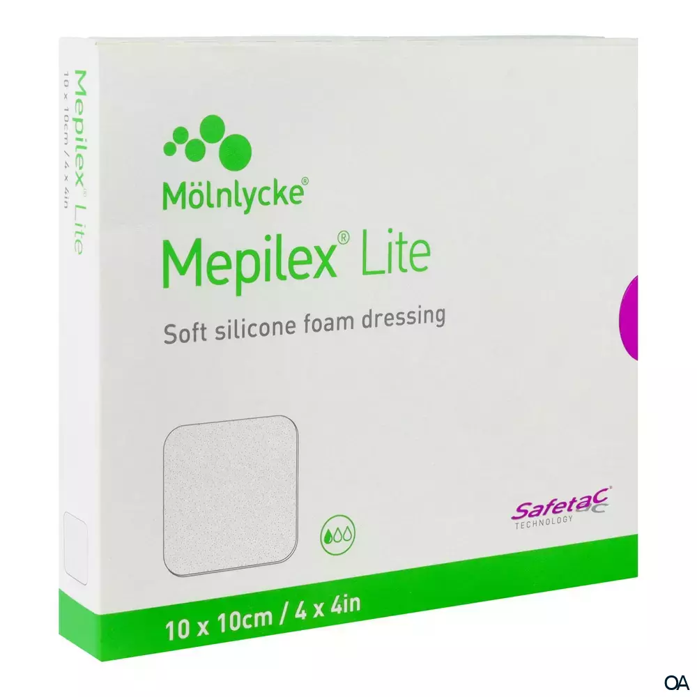 Mepilex® Lite Dünner Schaumverband steril, 10 x 10 cm