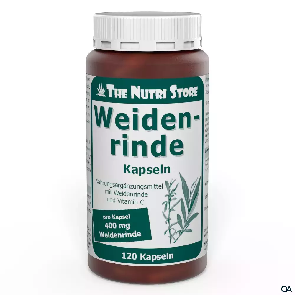 The Nutri Store Weidenrinde 400 mg Kapseln The Nutri Store Weidenrinde 400 mg Kapseln
