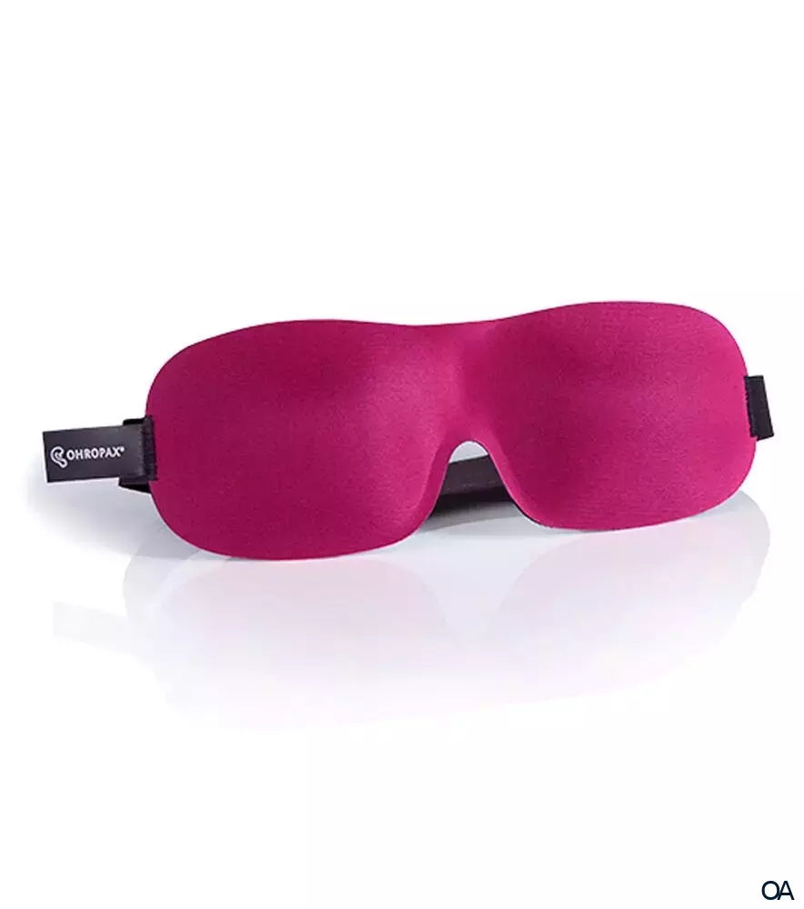 Ohropax Schlafmaske 3D Pink mit Aufbewahrungsbeutel