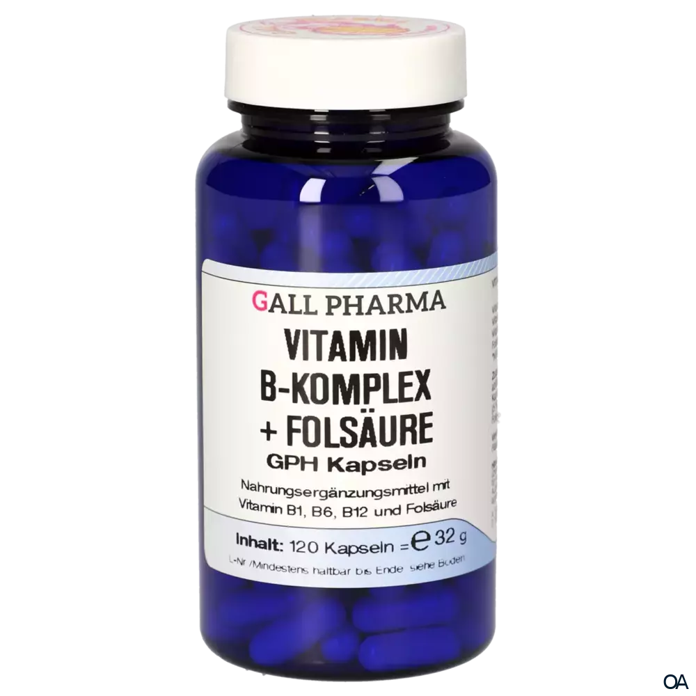 Gall Pharma Vitamin B Komplex + Folsäure Kapseln