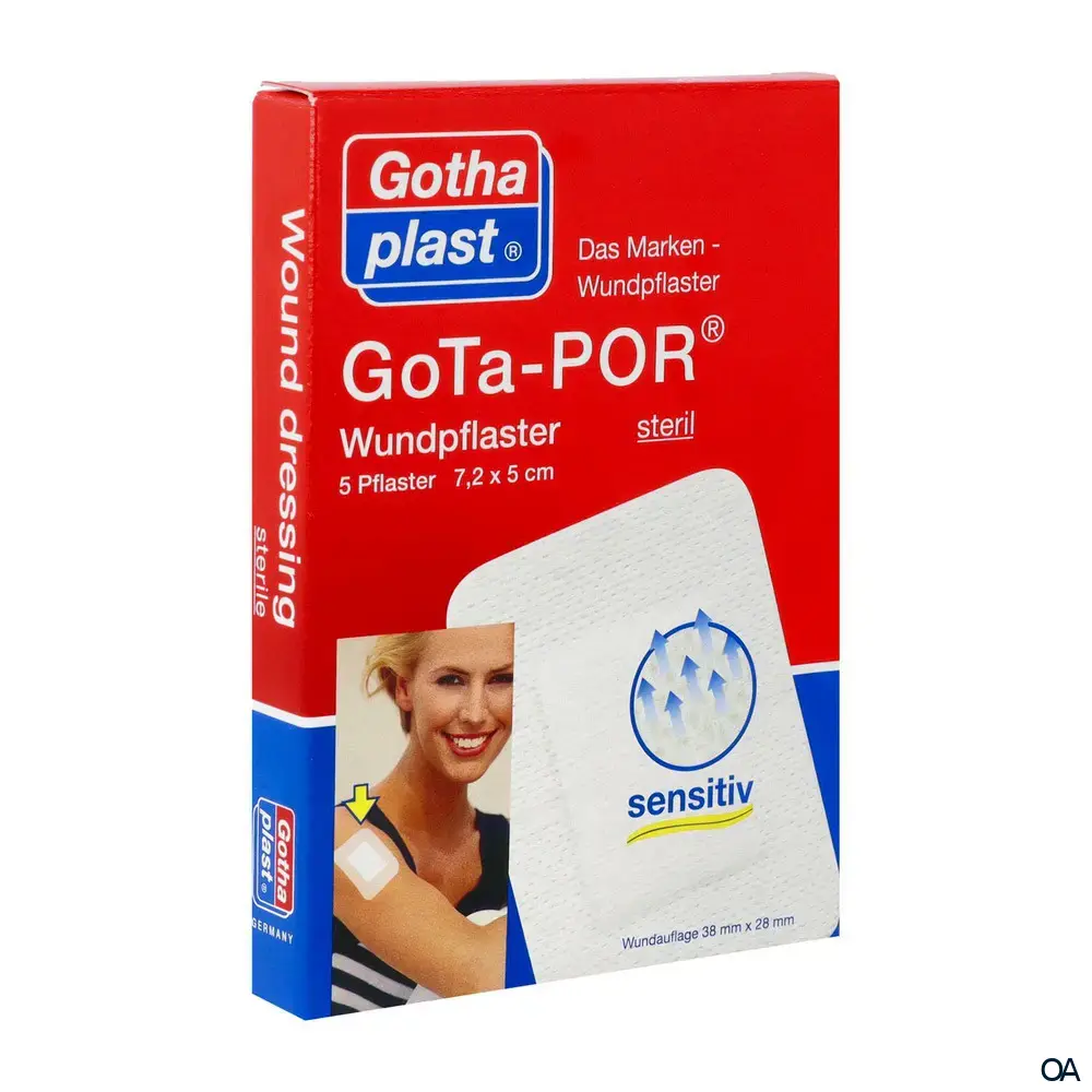 Gothaplast® GoTa-POR Wundpflaster steril 50 x 72 mm