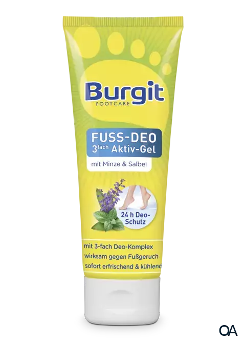 Burgit Footcare Fuß-Deo 3fach Aktiv-Gel Burgit Footcare Fuß-Deo 3fach Aktiv-Gel