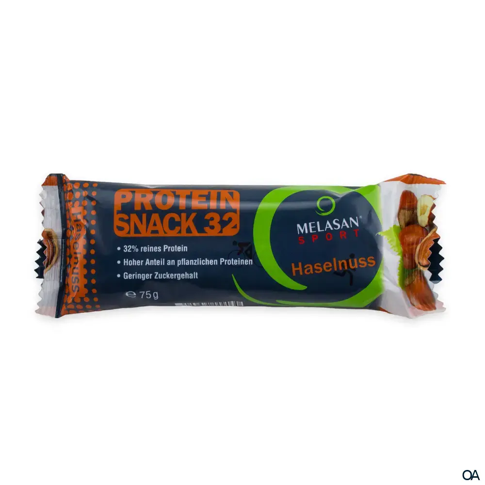 Melasan Sport PROTEIN SNACK 32 Haselnuss Riegel 75 g Melasan Sport PROTEIN SNACK 32 Haselnuss Riegel 75 g