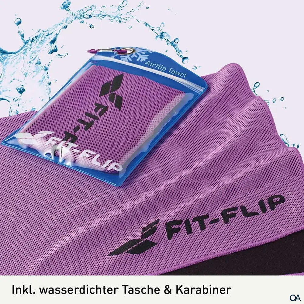 FIT-FLIP Airflip Towel das kühlende Handtuch - Violett