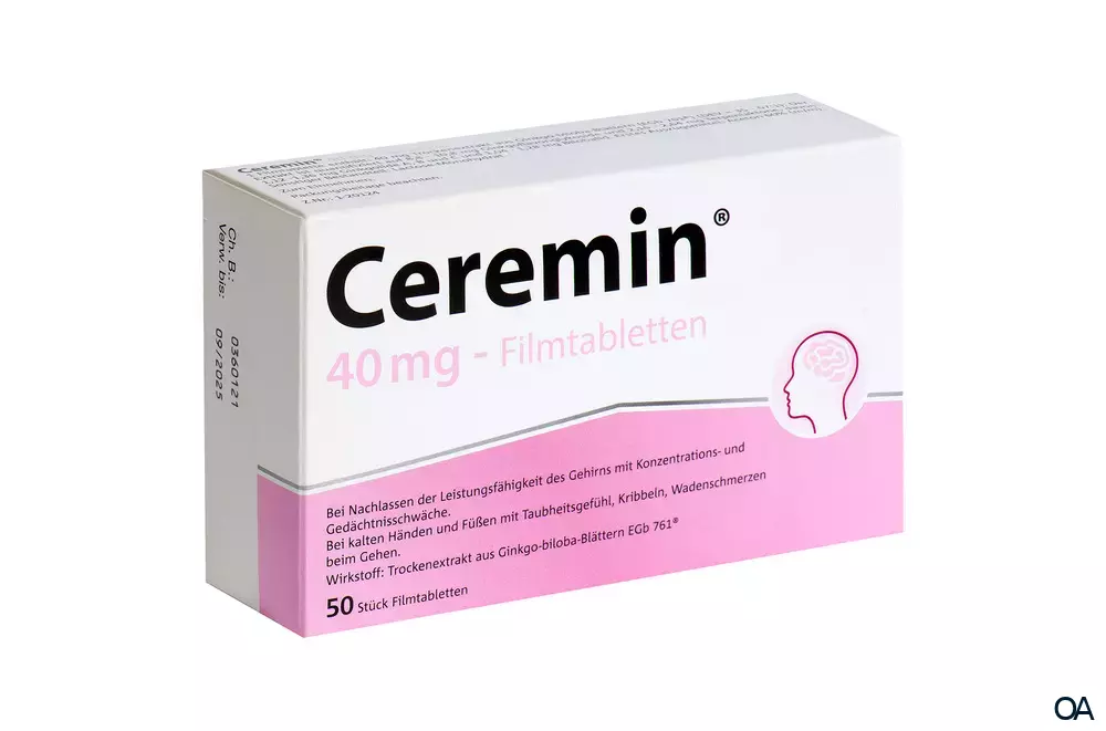 Ceremin 40 mg Filmtabletten Ceremin 40 mg Filmtabletten