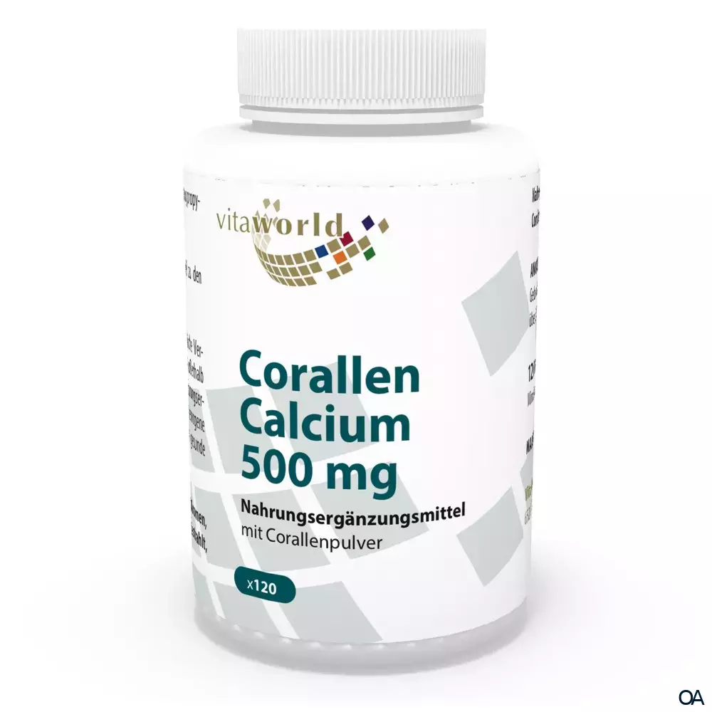 Vitaworld Corallen Calcium 500 mg Kapseln Vitaworld Corallen Calcium 500 mg Kapseln