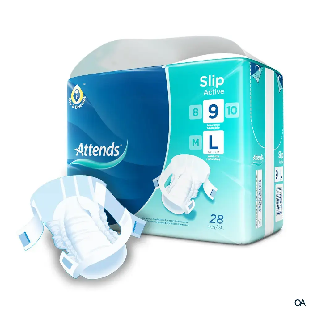 Attends Slip Active 9 L - Inkontinenz Slip Attends Slip Active 9 L - Inkontinenz Slip