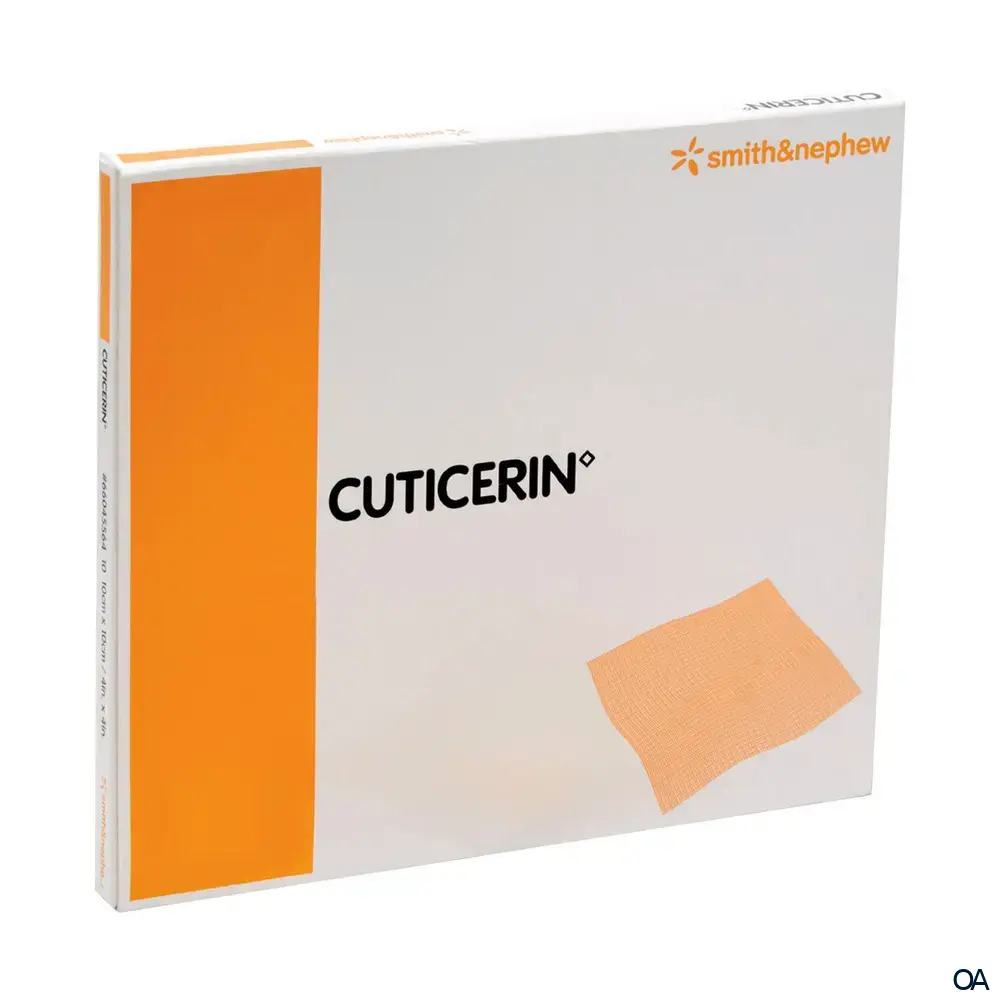 CUTICERIN Eucerit®-haltige Salbenkompresse steril, 7,5 x 20 cm