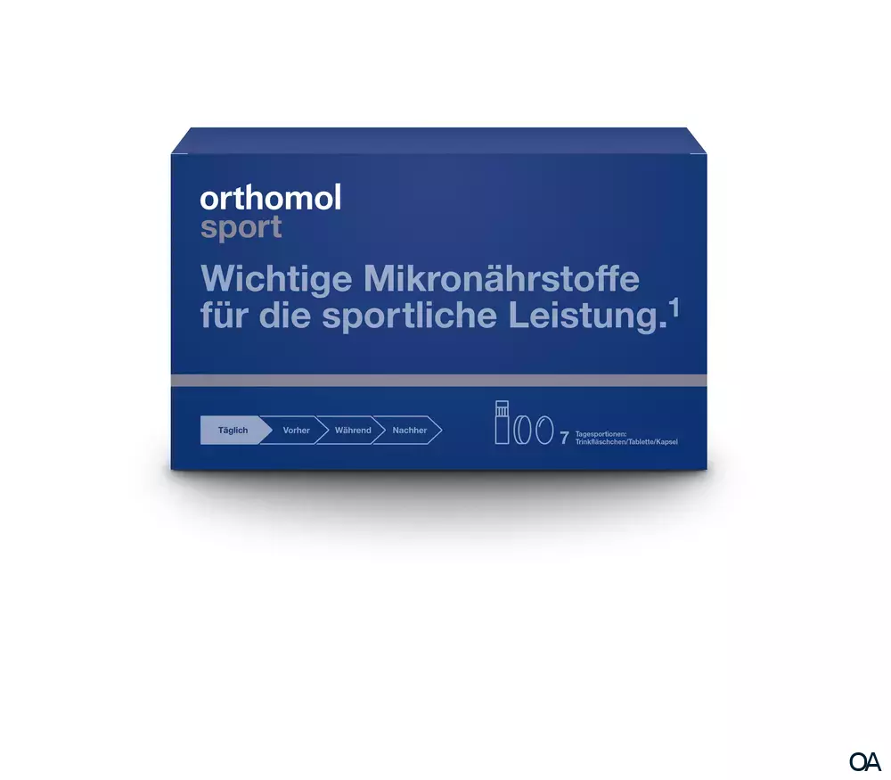 Orthomol Sport Trinkfläschchen + Tablette + Kapsel Orthomol Sport Trinkfläschchen + Tablette + Kapsel
