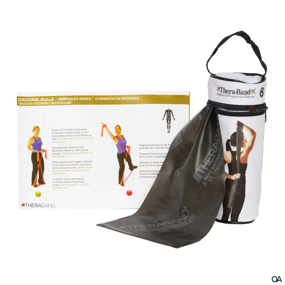 TheraBand® in der Zippbox - Schwarz - Spezialstark - 2,5 m TheraBand® in der Zippbox - Schwarz - Spezialstark - 2,5 m