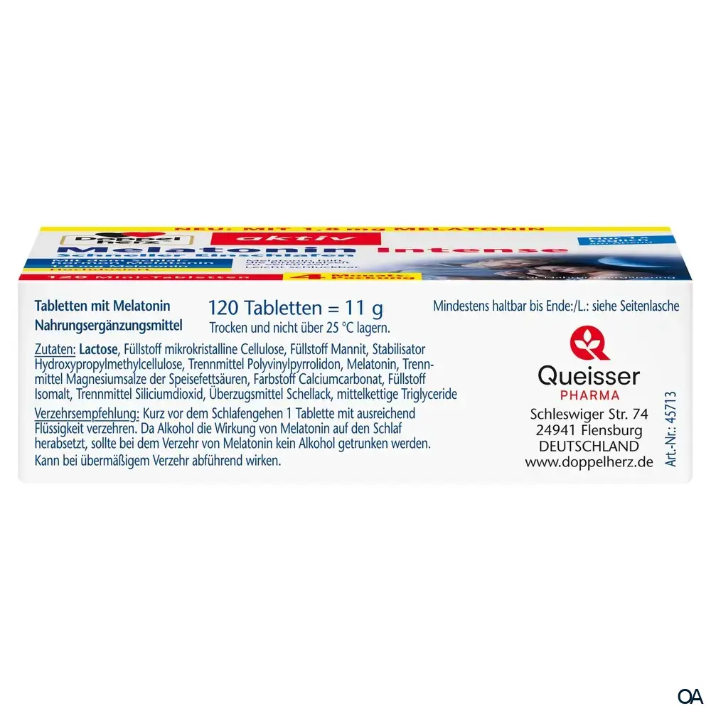Doppelherz aktiv Melatonin Mini-Tabletten