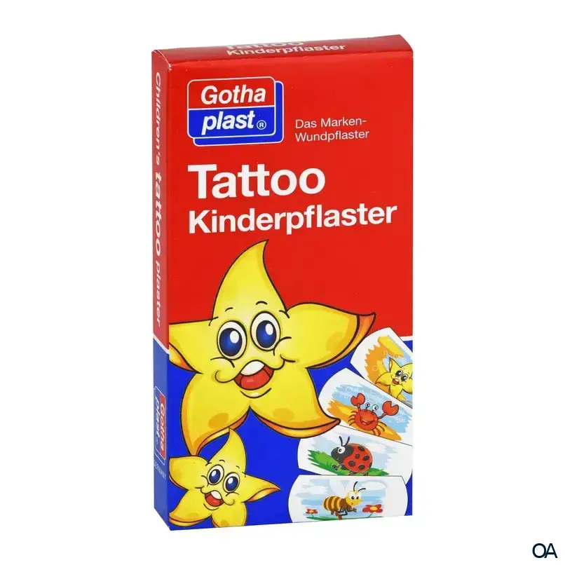 Gothaplast® Tattoo Kinderpflaster 2,5 x 5,7 cm Gothaplast® Tattoo Kinderpflaster 2,5 x 5,7 cm