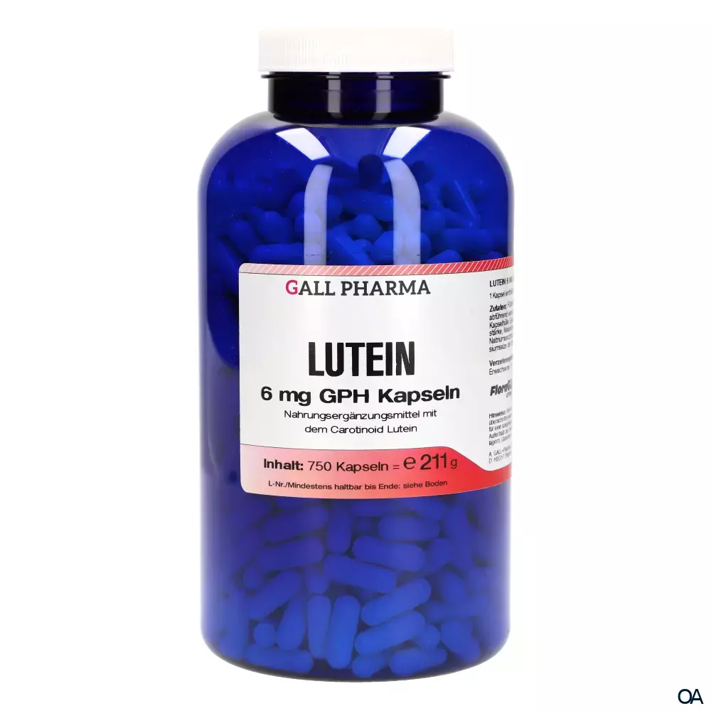 Gall Pharma Lutein 6 mg Kapseln Gall Pharma Lutein 6 mg Kapseln