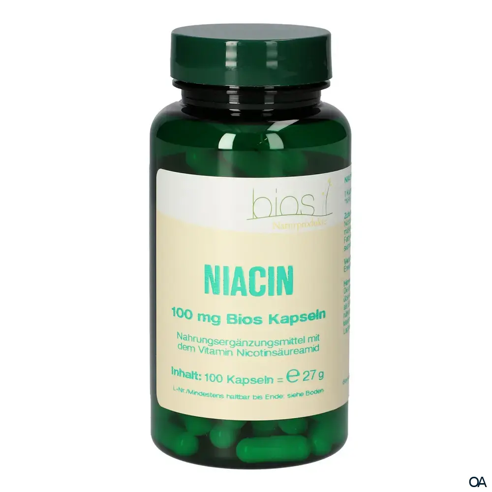 Bios Niacin 100 mg Kapseln