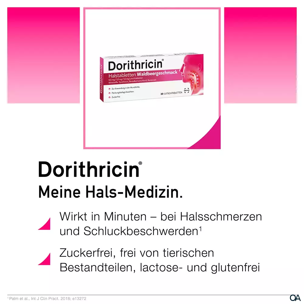 Dorithricin® Halstabletten Waldbeere Dorithricin® Halstabletten Waldbeere