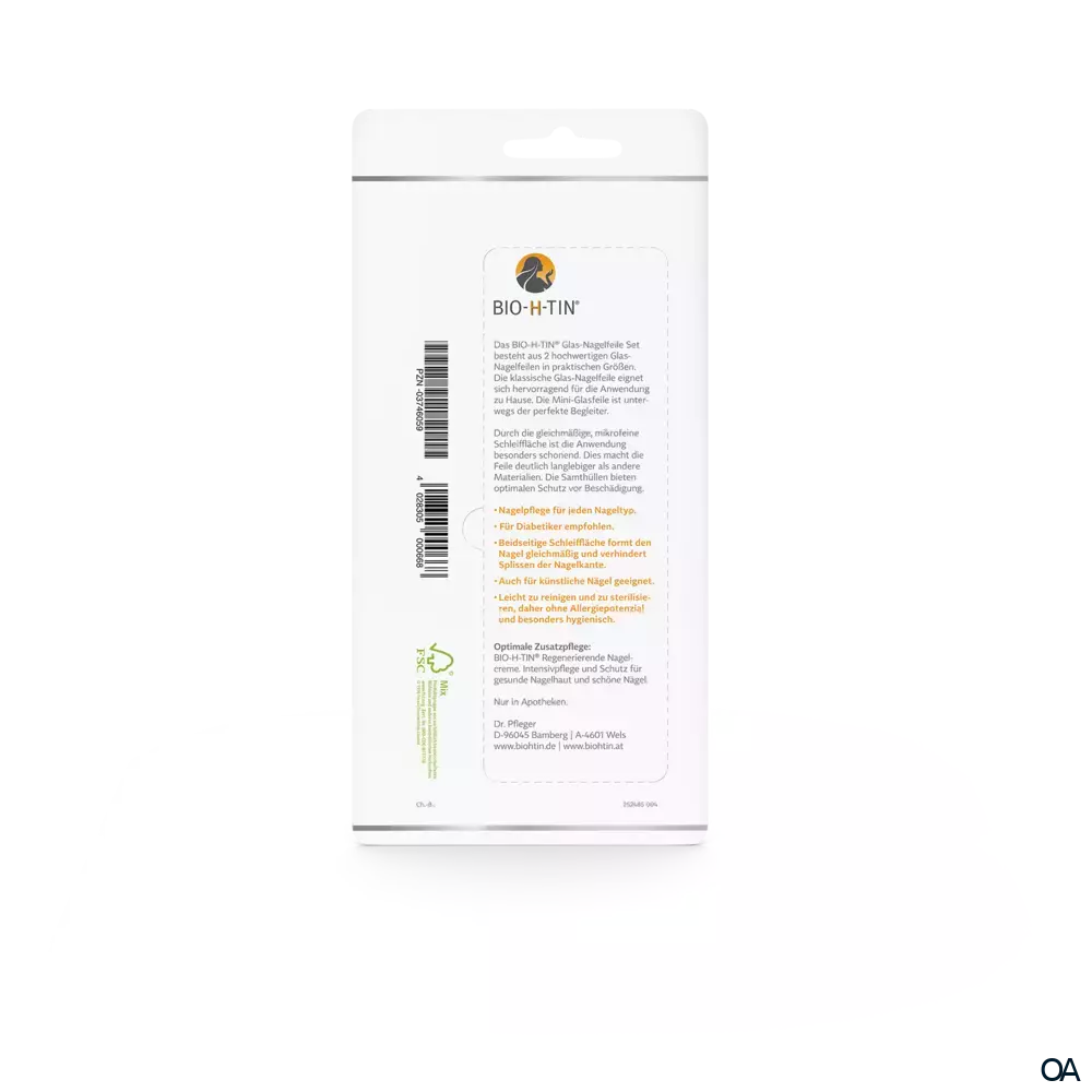 BIO-H-TIN® Glas-Nagelfeile Set BIO-H-TIN® Glas-Nagelfeile Set