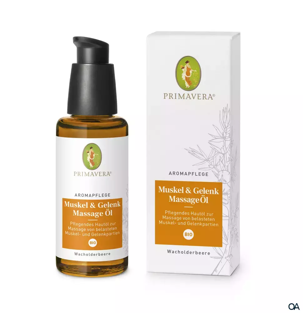 Primavera Aromapflege Muskel & Gelenk Massage Öl bio Primavera Aromapflege Muskel & Gelenk Massage Öl bio