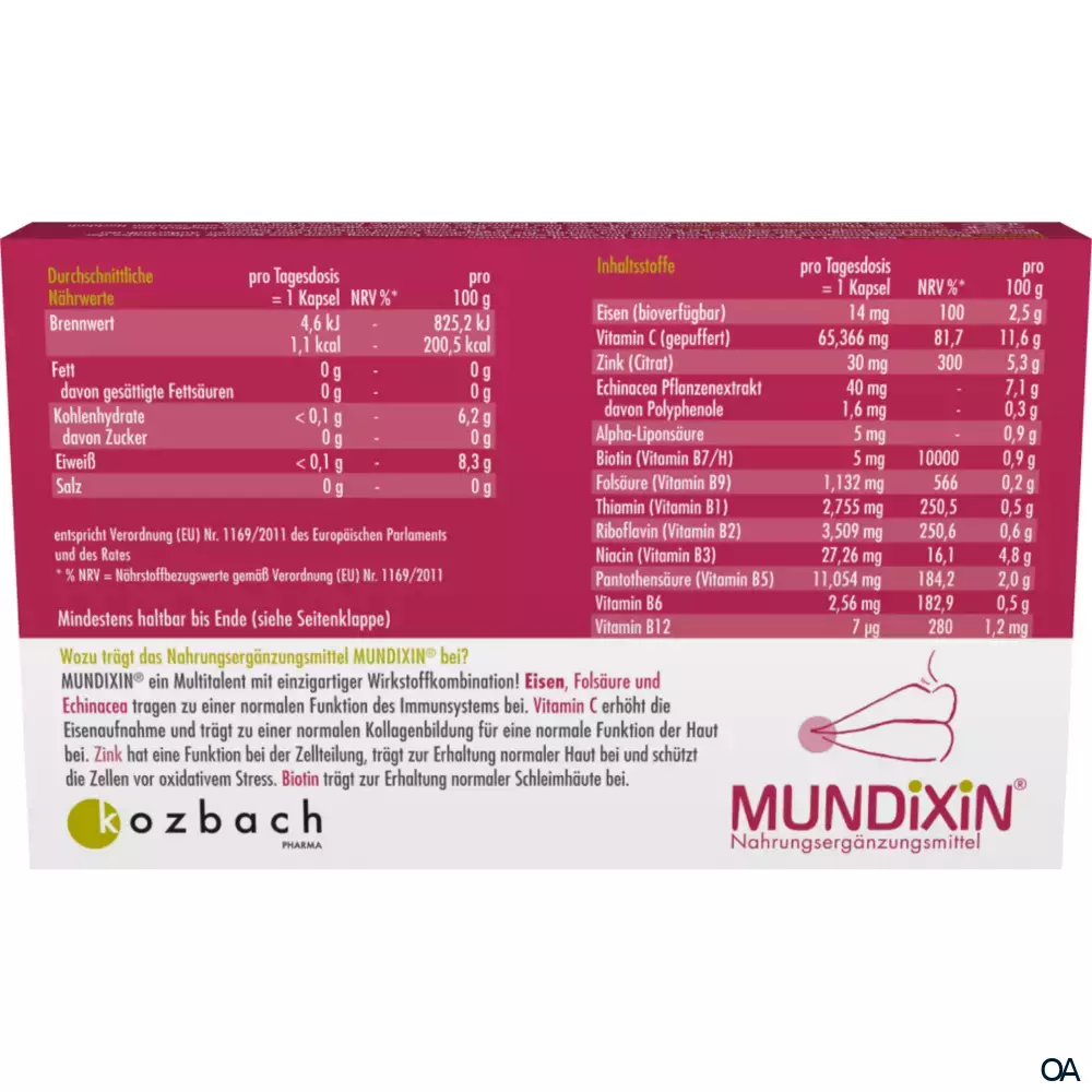 Kozbach Pharma MUNDIXIN MSR Kapseln Kozbach Pharma MUNDIXIN MSR Kapseln