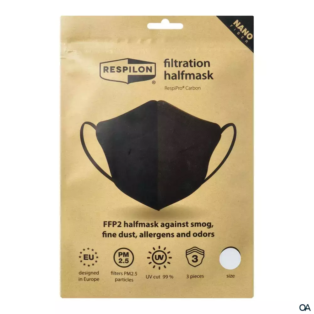 RespiPro® Carbon Nanofaser FFP2 Halbmaske