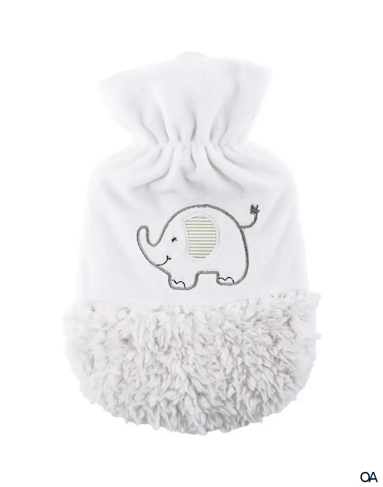 Sänger Kinder Wärmflasche Velour Elefant Jala - 0,8L