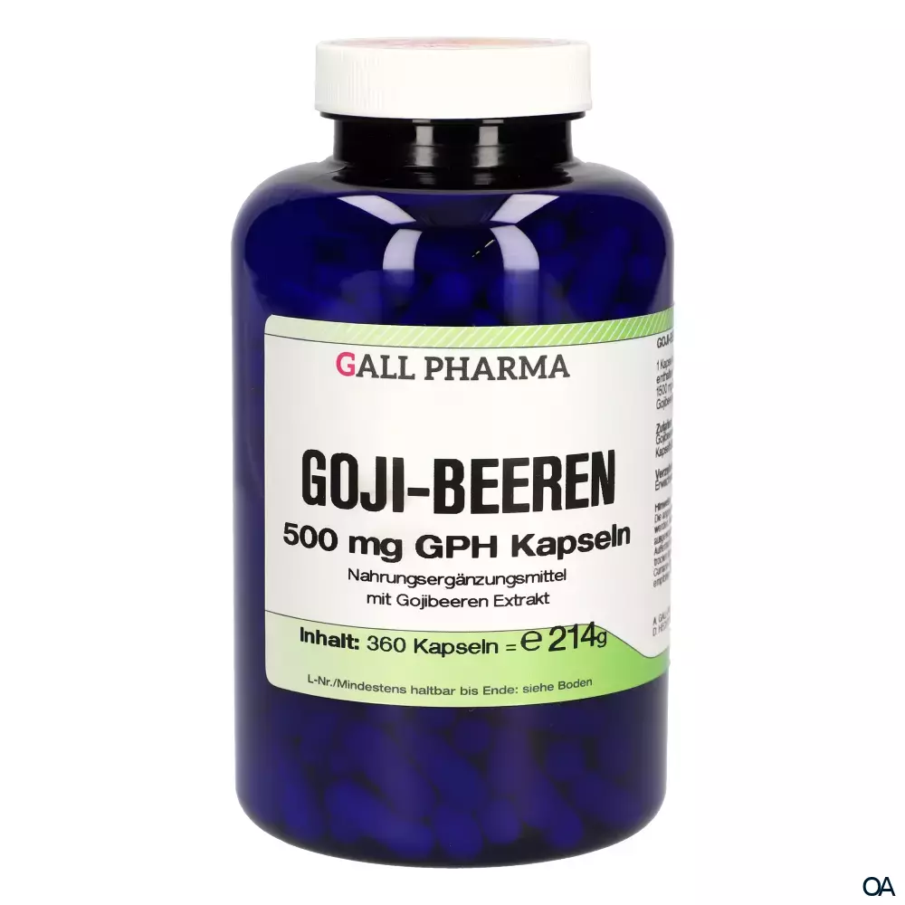 Gall Pharma Goji Beeren 500 mg Kapseln