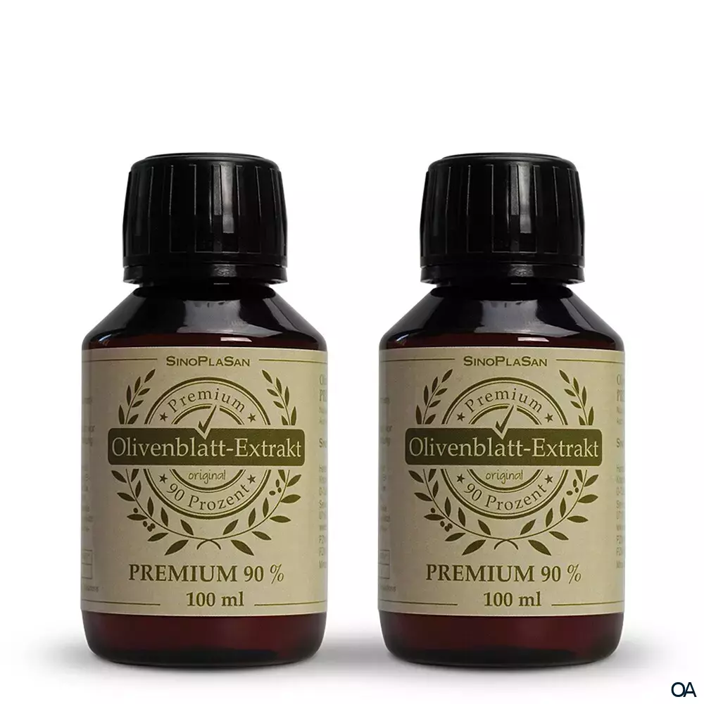 SinoPlaSan Olivenblattextrakt PREMIUM 90% flüssig