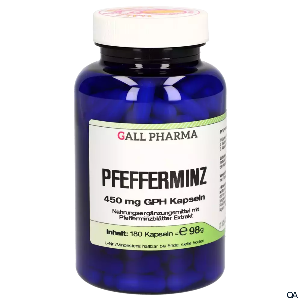 Gall Pharma Pfefferminz 450 mg Kapseln Gall Pharma Pfefferminz 450 mg Kapseln
