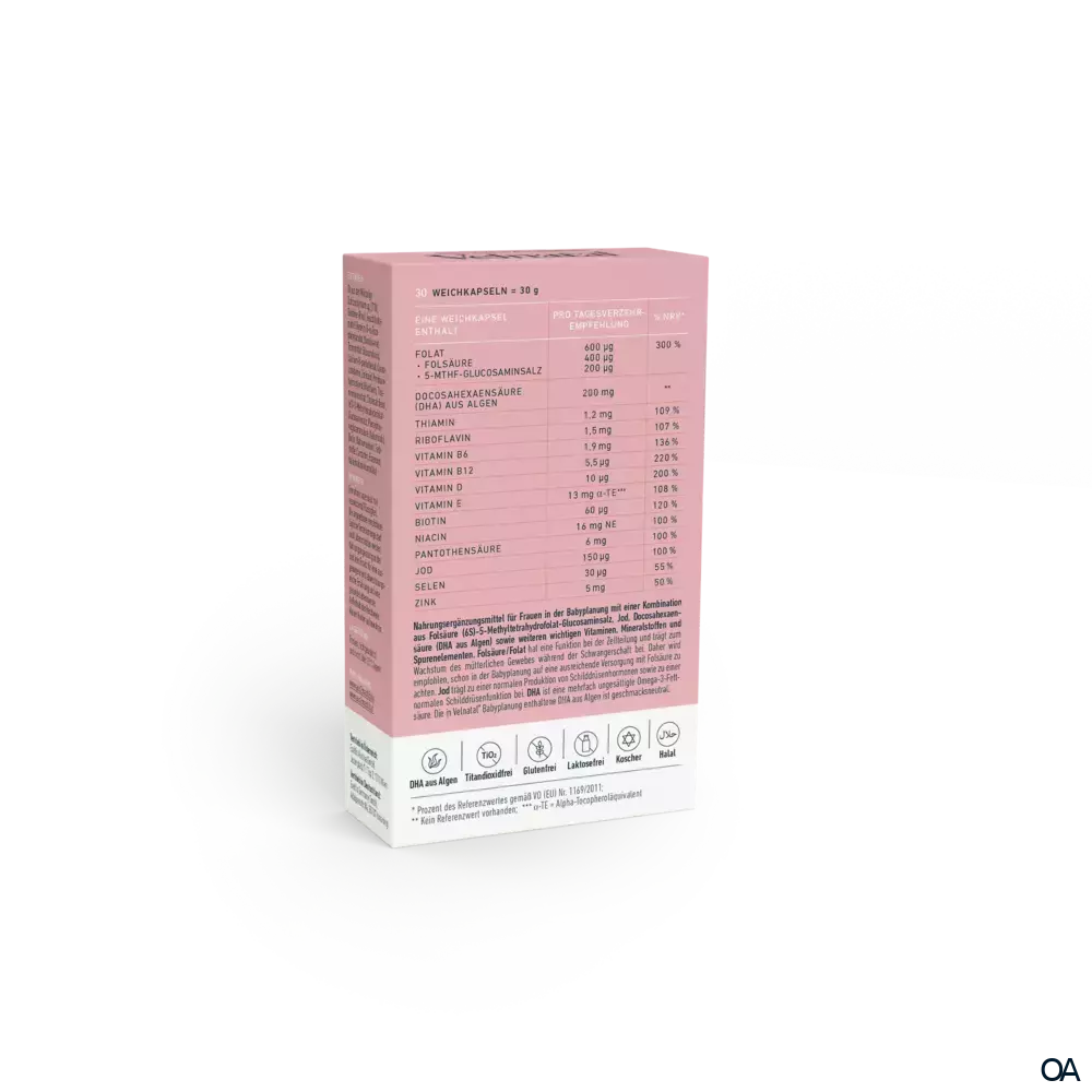 Velnatal® Babyplanung Weichkapseln Velnatal® Babyplanung Weichkapseln