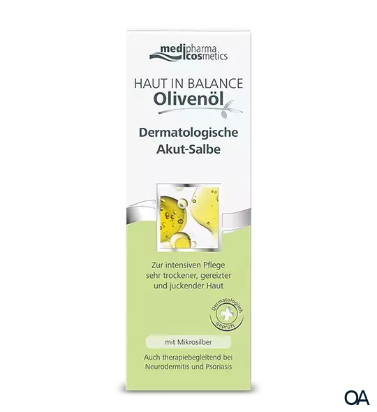 medipharma cosmetics Haut in Balance Olivenöl Dermatologische Akut Salbe