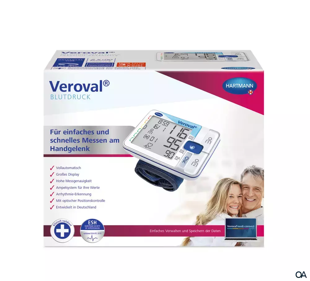 Veroval® Handgelenk-Blutdruckmessgerät Veroval® Handgelenk-Blutdruckmessgerät