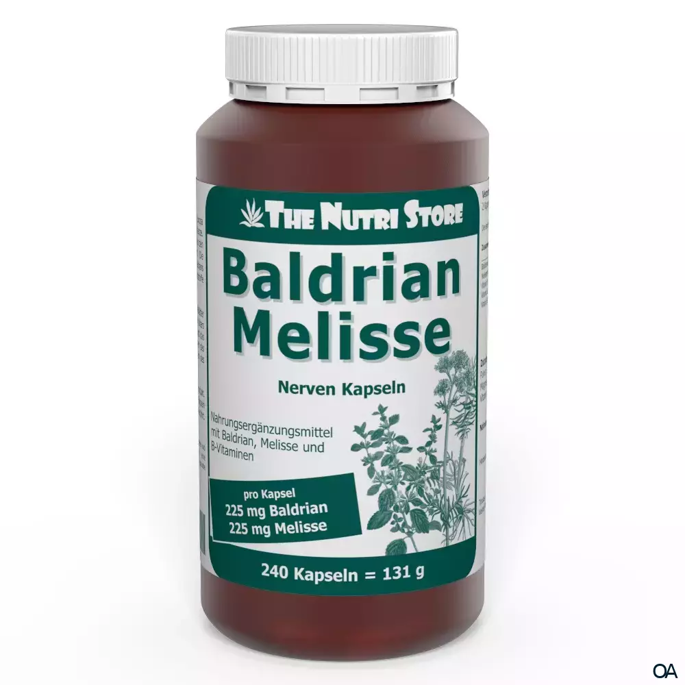 The Nutri Store Baldrian Melisse Nerven Kapseln The Nutri Store Baldrian Melisse Nerven Kapseln